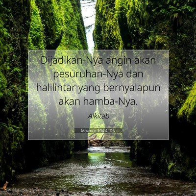 Mazmur 104:4 IDN Gambar Ayat Alkitab