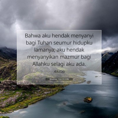 Mazmur 104:33 IDN Gambar Ayat Alkitab