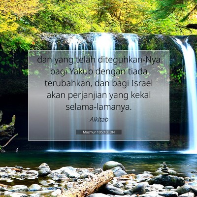 Mazmur 105:10 Ayat Alkitab Dijelaskan