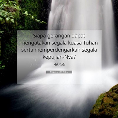 Mazmur 106:2 IDN Gambar Ayat Alkitab