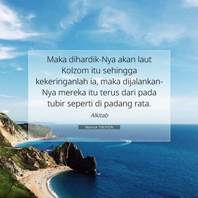 Mazmur 106:9 IDN Gambar Ayat Alkitab