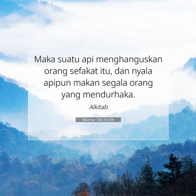 Mazmur 106:18 IDN Gambar Ayat Alkitab