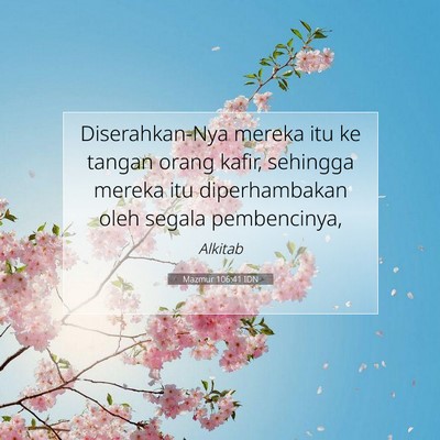 Mazmur 106:41 IDN Gambar Ayat Alkitab