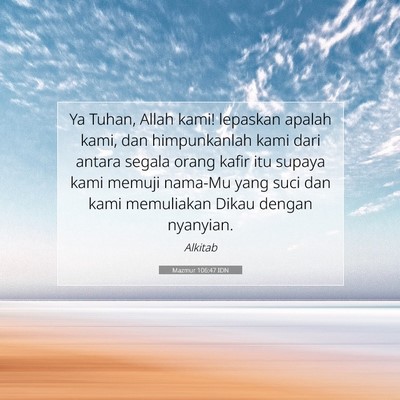 Mazmur 106:47 IDN Gambar Ayat Alkitab