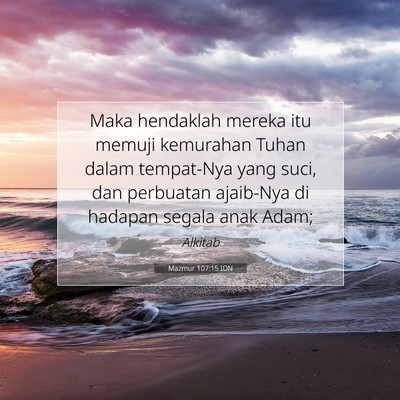 Mazmur 107:15 IDN Gambar Ayat Alkitab