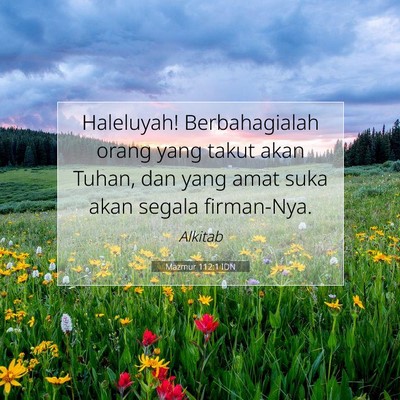 Mazmur 112:1 IDN Gambar Ayat Alkitab