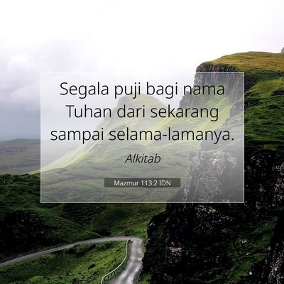 Mazmur 113:2 Ayat Alkitab Dijelaskan