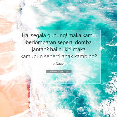 Mazmur 114:6 IDN Gambar Ayat Alkitab