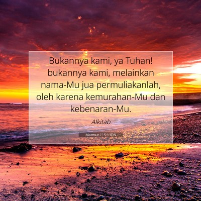 Mazmur 115:1 IDN Gambar Ayat Alkitab