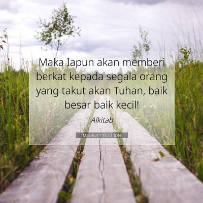 Mazmur 115:13 IDN Gambar Ayat Alkitab