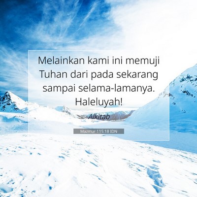 Mazmur 115:18 IDN Gambar Ayat Alkitab