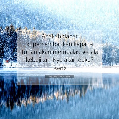 Mazmur 116:12 IDN Gambar Ayat Alkitab