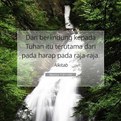 Mazmur 118:9 Ayat Alkitab Dijelaskan