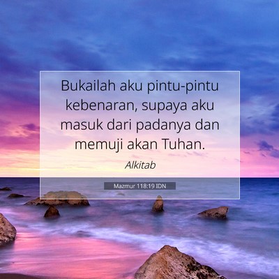Mazmur 118:19 Ayat Alkitab Dijelaskan