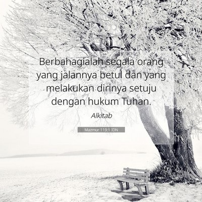 Mazmur 119:1 IDN Gambar Ayat Alkitab