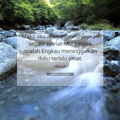 Mazmur 119:8 Ayat Alkitab Dijelaskan