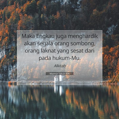 Mazmur 119:21 Ayat Alkitab Dijelaskan