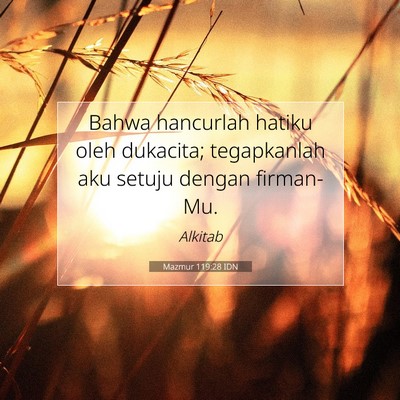 Mazmur 119:28 IDN Gambar Ayat Alkitab