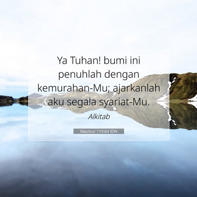 Mazmur 119:64 Ayat Alkitab Dijelaskan