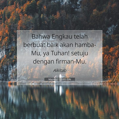 Mazmur 119:65 Ayat Alkitab Dijelaskan