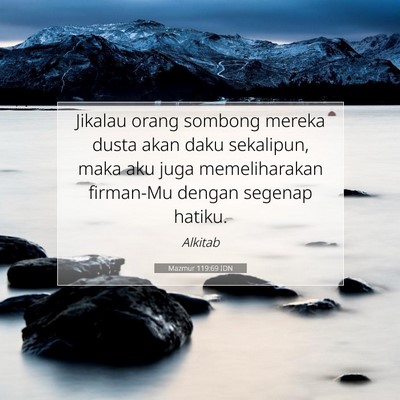 Mazmur 119:69 Ayat Alkitab Dijelaskan