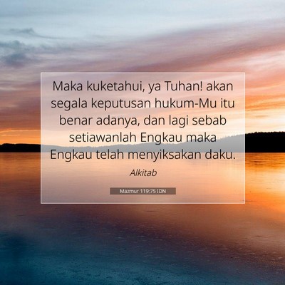 Mazmur 119:75 IDN Gambar Ayat Alkitab