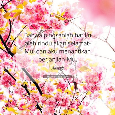 Mazmur 119:81 IDN Gambar Ayat Alkitab
