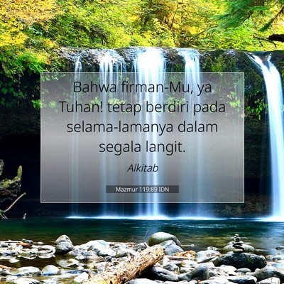 Mazmur 119:89 IDN Gambar Ayat Alkitab