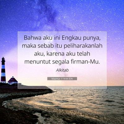 Mazmur 119:94 Ayat Alkitab Dijelaskan