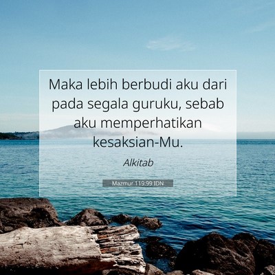 Mazmur 119:99 IDN Gambar Ayat Alkitab