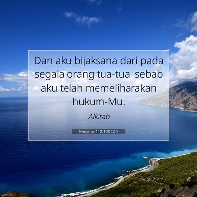 Mazmur 119:100 Ayat Alkitab Dijelaskan