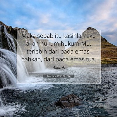 Mazmur 119:127 IDN Gambar Ayat Alkitab