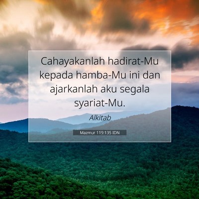 Mazmur 119:135 IDN Gambar Ayat Alkitab
