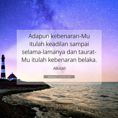 Mazmur 119:142 Ayat Alkitab Dijelaskan