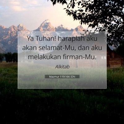 Mazmur 119:166 Ayat Alkitab Dijelaskan