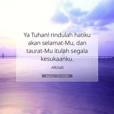 Mazmur 119:174 IDN Gambar Ayat Alkitab