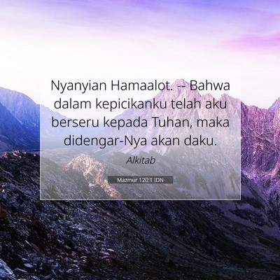 Mazmur 120:1 IDN Gambar Ayat Alkitab