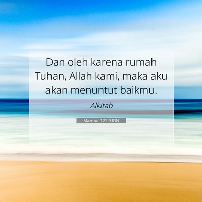 Mazmur 122:9 Ayat Alkitab Dijelaskan