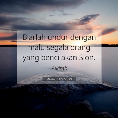 Mazmur 129:5 IDN Gambar Ayat Alkitab