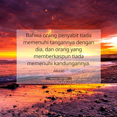Mazmur 129:7 Ayat Alkitab Dijelaskan