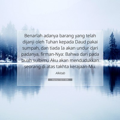 Mazmur 132:11 IDN Gambar Ayat Alkitab