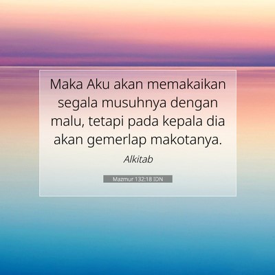 Mazmur 132:18 IDN Gambar Ayat Alkitab