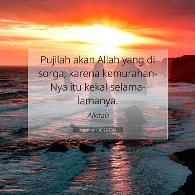 Mazmur 136:26 IDN Gambar Ayat Alkitab
