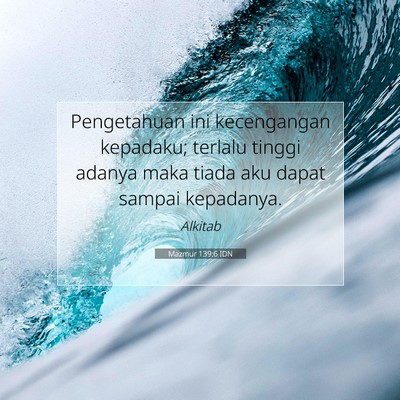 Mazmur 139:6 IDN Gambar Ayat Alkitab