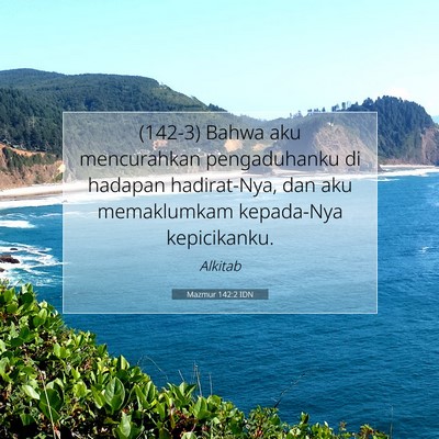 Mazmur 142:2 IDN Gambar Ayat Alkitab