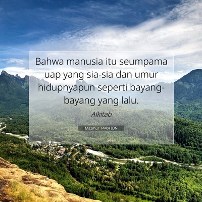 Mazmur 144:4 IDN Gambar Ayat Alkitab