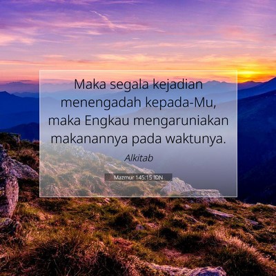 Mazmur 145:15 IDN Gambar Ayat Alkitab