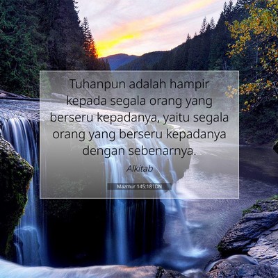 Mazmur 145:18 IDN Gambar Ayat Alkitab