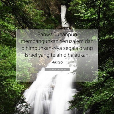 Mazmur 147:2 IDN Gambar Ayat Alkitab