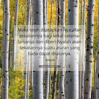 Mazmur 148:6 IDN Gambar Ayat Alkitab